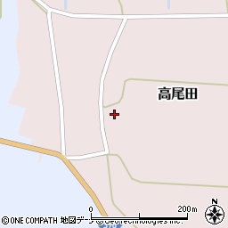 秋田県雄勝郡羽後町高尾田沼端周辺の地図