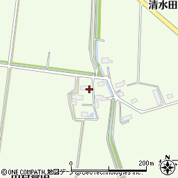 秋田県横手市十文字町上鍋倉中村倉内周辺の地図