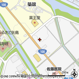 ローソン由利本荘矢島店周辺の地図