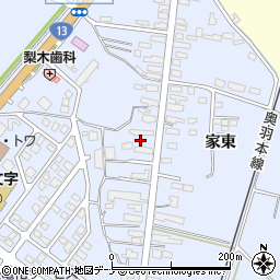 秋田県横手市十文字町梨木家東111周辺の地図