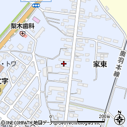 秋田県横手市十文字町梨木家東111周辺の地図