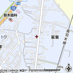 秋田県横手市十文字町梨木家東111-2周辺の地図