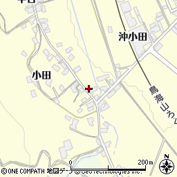 秋田県由利本荘市矢島町城内沖小田2周辺の地図