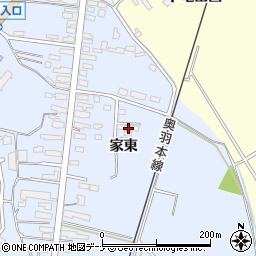 秋田県横手市十文字町梨木家東19周辺の地図