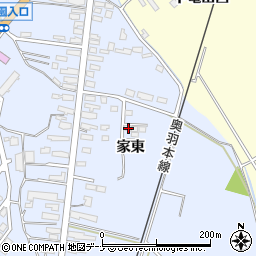 秋田県横手市十文字町梨木家東19-7周辺の地図