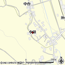 秋田県由利本荘市矢島町城内小田周辺の地図