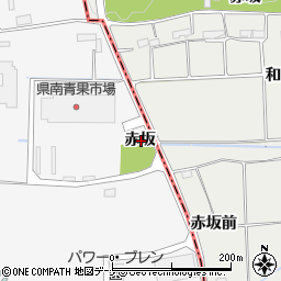 岩手県胆沢郡金ケ崎町六原赤坂周辺の地図