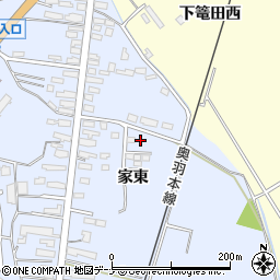秋田県横手市十文字町梨木家東19-3周辺の地図