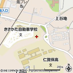 秋田県にかほ市象潟町下浜山周辺の地図