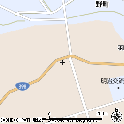 秋田県雄勝郡羽後町堀内117周辺の地図