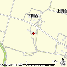 秋田県横手市平鹿町醍醐（上二ッ又）周辺の地図