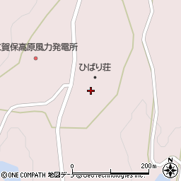 秋田県にかほ市馬場曲師小屋周辺の地図