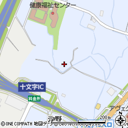 秋田県横手市十文字町梨木周辺の地図