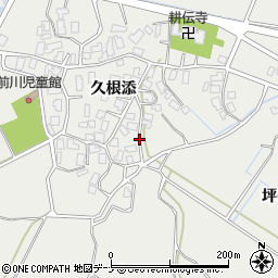秋田県にかほ市前川周辺の地図
