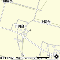 秋田県横手市平鹿町醍醐（上関合）周辺の地図