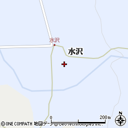 秋田県にかほ市水沢堂ノ前周辺の地図
