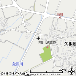 秋田県にかほ市前川沼尻23周辺の地図