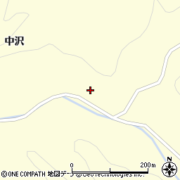 岩手県奥州市江刺米里中沢182周辺の地図