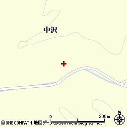 岩手県奥州市江刺米里中沢190周辺の地図