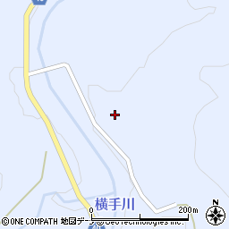 秋田県横手市山内南郷（塩貝）周辺の地図