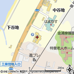 にかほ陣屋・喫茶　カラオケ・ヴィラ周辺の地図