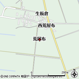 秋田県横手市十文字町植田荒屋布周辺の地図