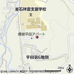 県営平田アパート周辺の地図