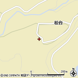 秋田県由利本荘市東由利黒渕松台24周辺の地図