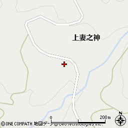 秋田県由利本荘市矢島町新荘鍋倉周辺の地図