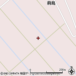 秋田県横手市十文字町谷地新田（苗代下）周辺の地図