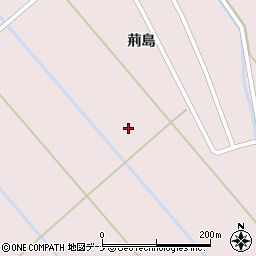 秋田県横手市十文字町谷地新田宮下周辺の地図