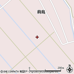 秋田県横手市十文字町谷地新田（宮下）周辺の地図