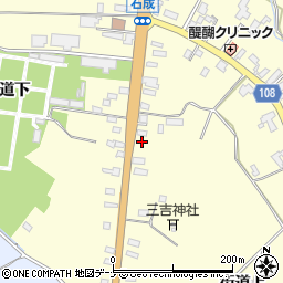 秋田県横手市平鹿町醍醐街道上80周辺の地図