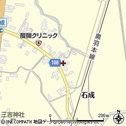 秋田県横手市平鹿町醍醐石成16周辺の地図