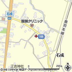 秋田県横手市平鹿町醍醐石成48周辺の地図