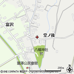 秋田県横手市十文字町十五野新田十五野周辺の地図