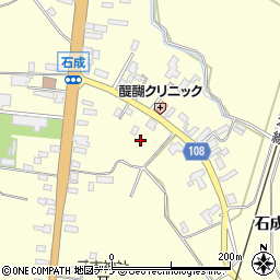 秋田県横手市平鹿町醍醐石成44周辺の地図