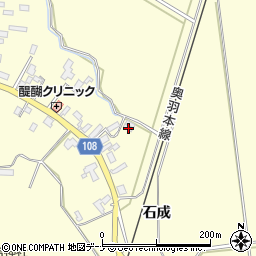 秋田県横手市平鹿町醍醐石成14周辺の地図