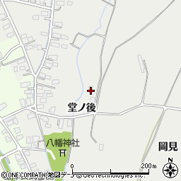 秋田県横手市十文字町十五野新田堂ノ後92周辺の地図