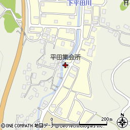 釜石市平田地区生活応援センター周辺の地図