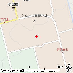 秋田県にかほ市中三地（金井森）周辺の地図