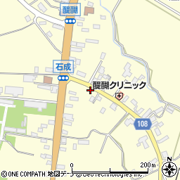 秋田県横手市平鹿町醍醐石成41周辺の地図