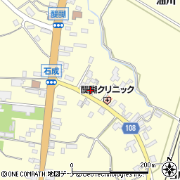 秋田県横手市平鹿町醍醐石成26周辺の地図