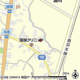 秋田県横手市平鹿町醍醐石成24周辺の地図