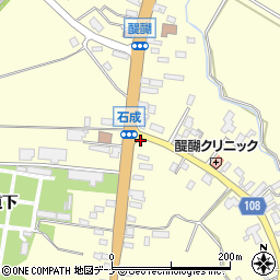 秋田県横手市平鹿町醍醐街道上74周辺の地図