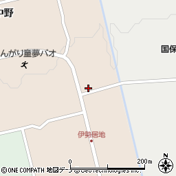 秋田県にかほ市中三地橋本周辺の地図