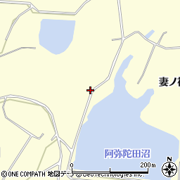 秋田県横手市平鹿町醍醐鳥越森196周辺の地図