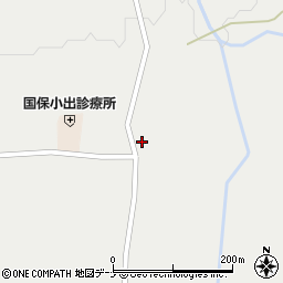 秋田県にかほ市伊勢居地谷地周辺の地図
