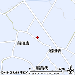 秋田県由利本荘市矢島町立石岩田表225周辺の地図