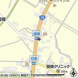 秋田県横手市平鹿町醍醐醍醐周辺の地図